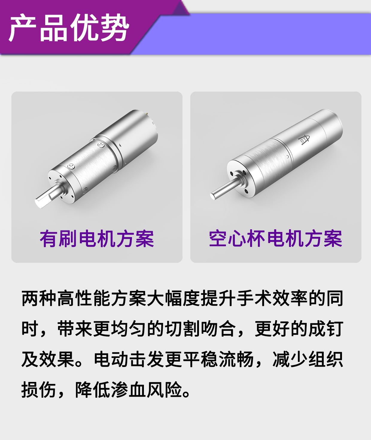 一次性电动切割吻合器电机解决方案_医疗外科吻合器驱动马达-德赢·vwin体育电机 一次性电动切割吻合器电机解决方案_医疗外科吻合器驱动马达-德赢·vwin体育电机