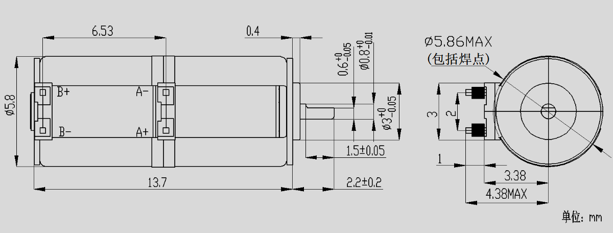 OT-SM5.8L-001步进电机_6mm微型步进电机_镜头马达-德赢·vwin体育电机 OT-SM5.8L-001步进电机_6mm微型步进电机_镜头马达-德赢·vwin体育电机