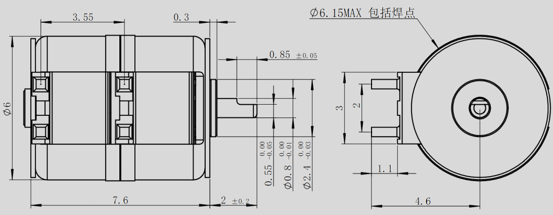 OT-SM6.0L-001步进电机_6mm摄像头升降电机-德赢·vwin体育电机 OT-SM6.0L-001步进电机_6mm摄像头升降电机-德赢·vwin体育电机